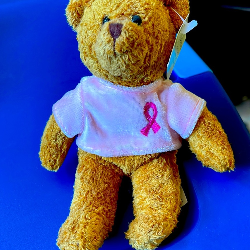 Avon Breast Cancer Crusade 7” Bear excellent condition